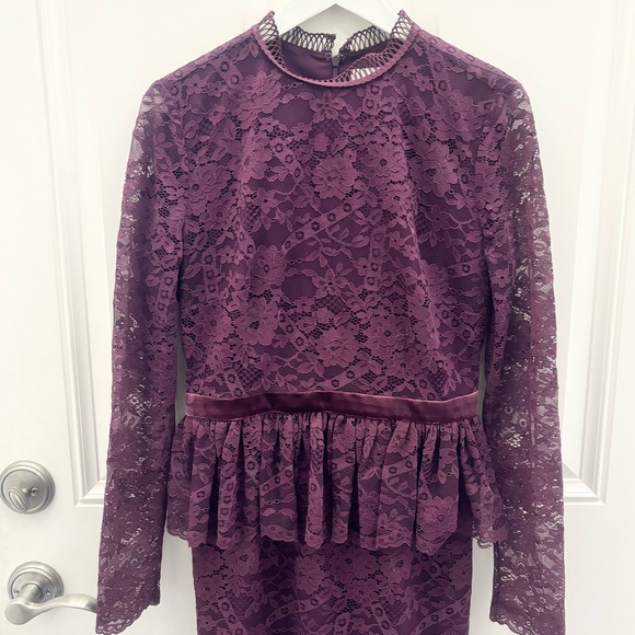 Rachel Parcell Cambridge Long Sleeve Lace Dress M - Picture 7 of 12